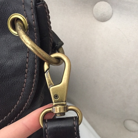 Fossil Leather Crossbody Purse - Picture 5 of 13